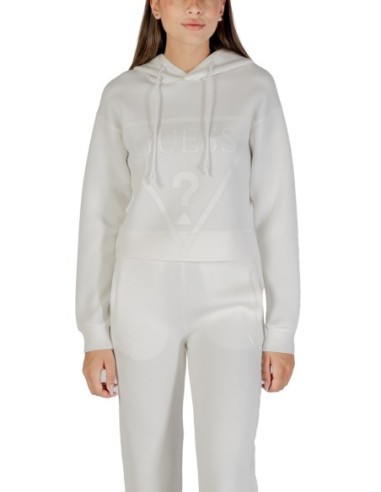 Sweat femme Guess Active beige imprimé