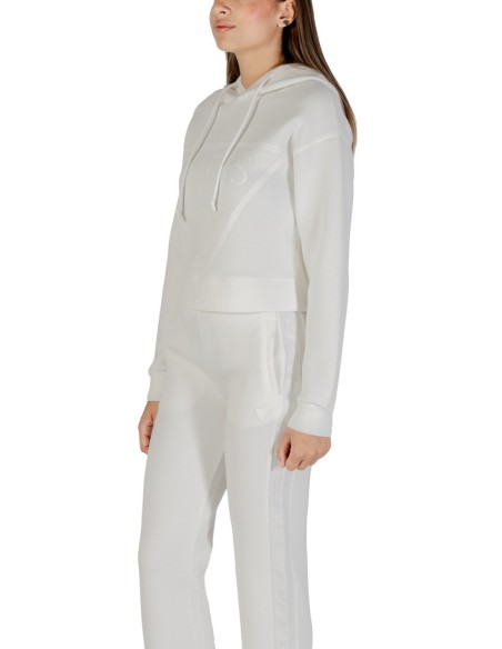 Sweat femme Guess Active beige imprimé