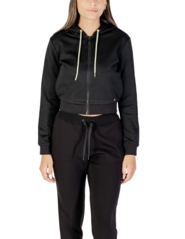 Sweat femme Guess Active noir capuche