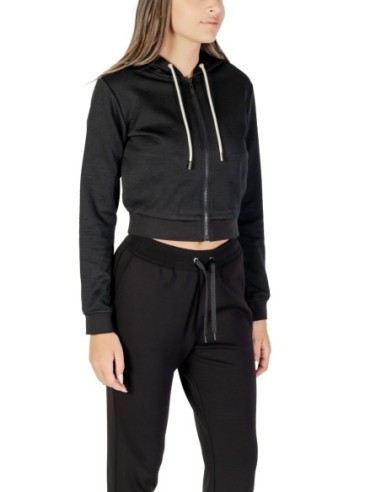 Sweat femme Guess Active noir capuche