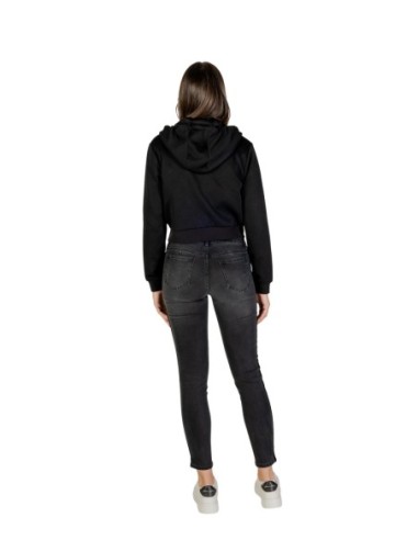 Sweat femme Guess Active noir capuche