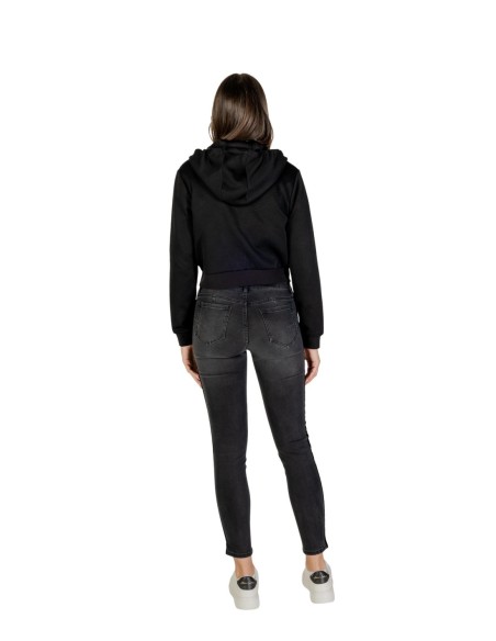Sweat femme Guess Active noir capuche