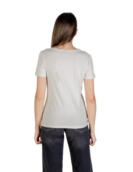T-shirt femme Guess Active beige stretch
