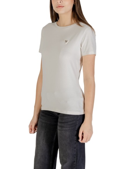 T-shirt femme Guess Active beige stretch