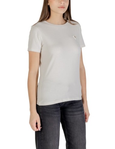 T-shirt femme Guess Active beige stretch