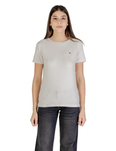 T-shirt femme Guess Active beige stretch