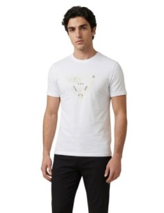 T‑shirt homme Guess blanc imprimé