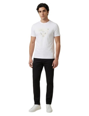T‑shirt homme Guess blanc imprimé