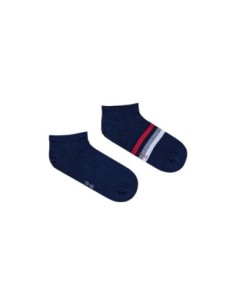 Chaussettes sneaker bleues Hilfiger – lot de 2 coton