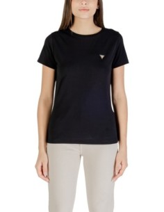 T-shirt femme Guess Active noir mono winter