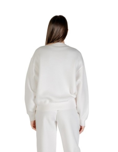 Sweat femme Guess Active blanc imprimé soft