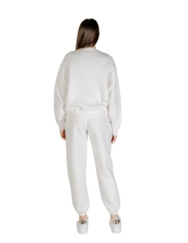 Sweat femme Guess Active blanc imprimé soft