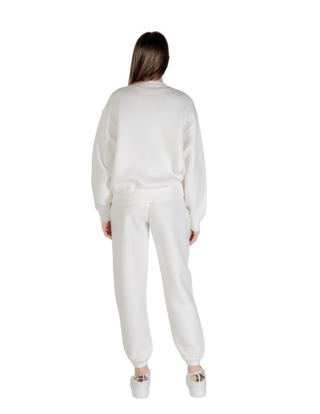 Sweat femme Guess Active blanc imprimé soft