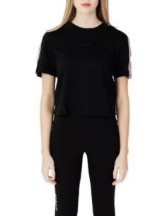 T-shirt femme Guess Active noir imprimé cotton