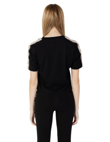 T-shirt femme Guess Active noir imprimé cotton