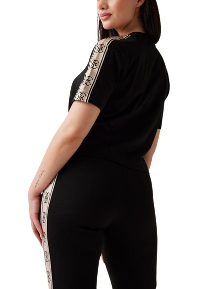 T‑shirt femme Guess Active noir imprimé