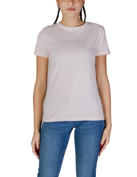 T‑shirt femme Guess Active rose