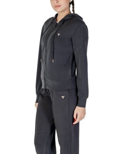 Sweat femme Guess Active noir capuche modal