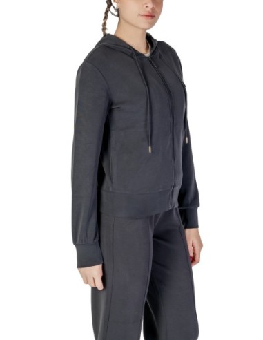 Sweat femme Guess Active noir capuche