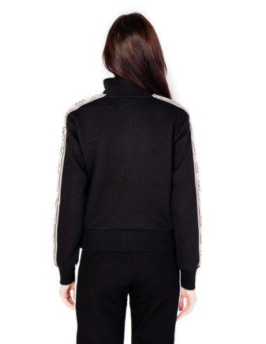 Sweat femme Guess Active noir zip cotton