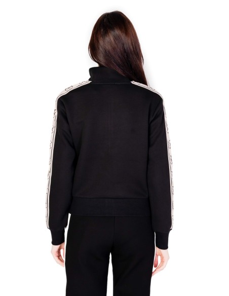Sweat femme Guess Active noir zip cotton
