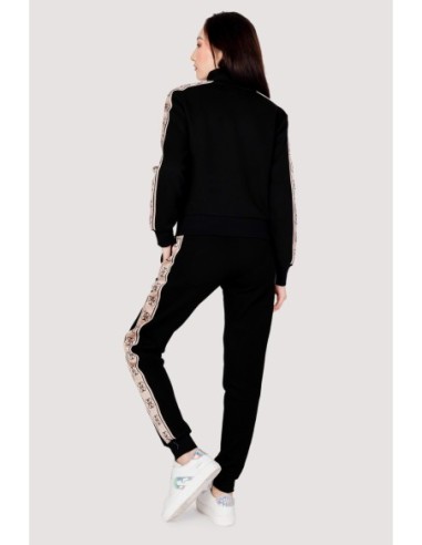 Sweat femme Guess Active noir zippé