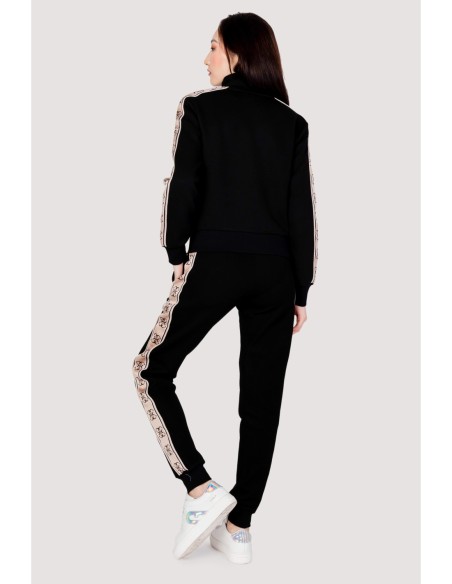 Sweat femme Guess Active noir zippé