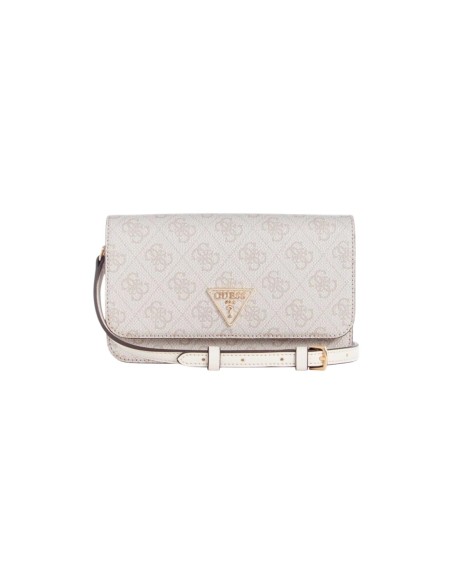 Sac femme Guess gris imprimé flap organizer