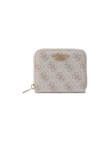 Portefeuille femme Guess gris imprimé compact