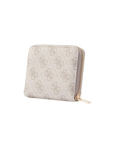 Portefeuille femme Guess gris imprimé compact