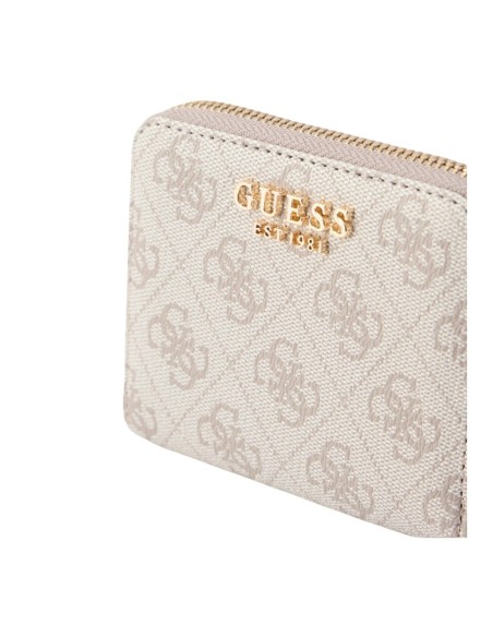 Portefeuille femme Guess gris imprimé compact