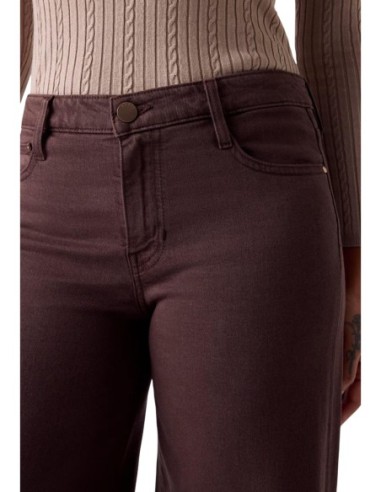 Pantalon femme Guess marron lyocell