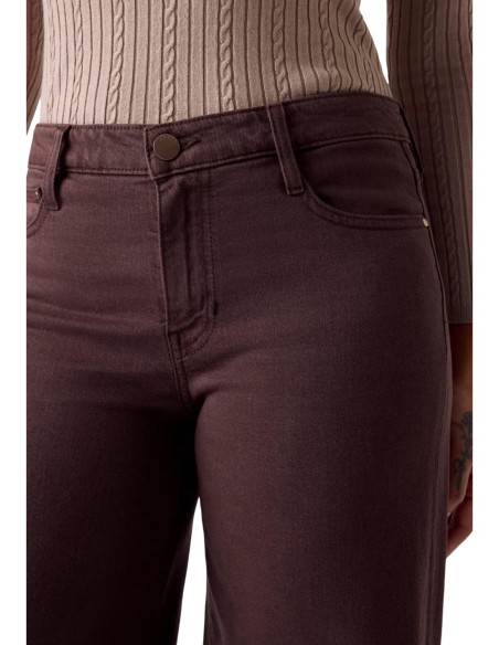 Pantalon femme Guess marron lyocell