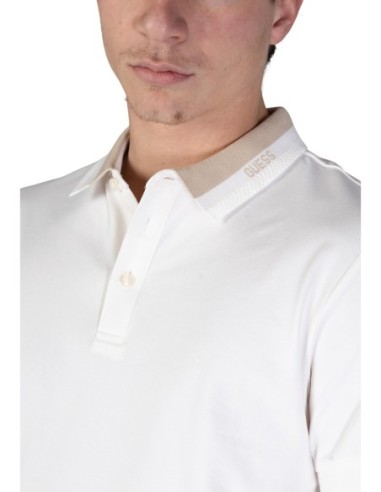 Polo homme Guess beige