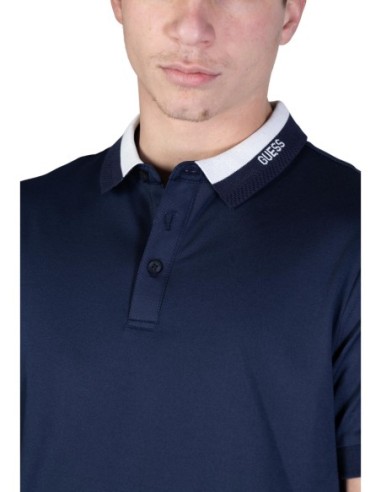 Polo homme Guess bleu