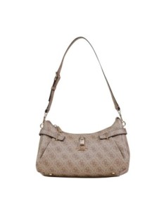 Sac femme Guess beige imprimé zip classic