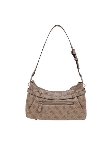 Sac femme Guess beige imprimé zip classic