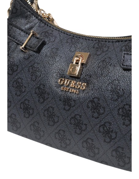 Sac femme Guess gris imprimé zip chic