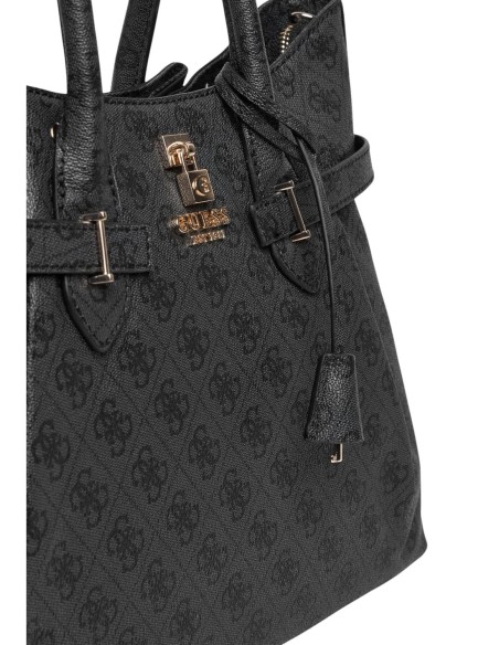 Sac femme Guess gris imprimé multipocket