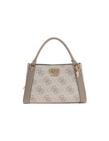 Sac femme Guess beige imprimé multipocket