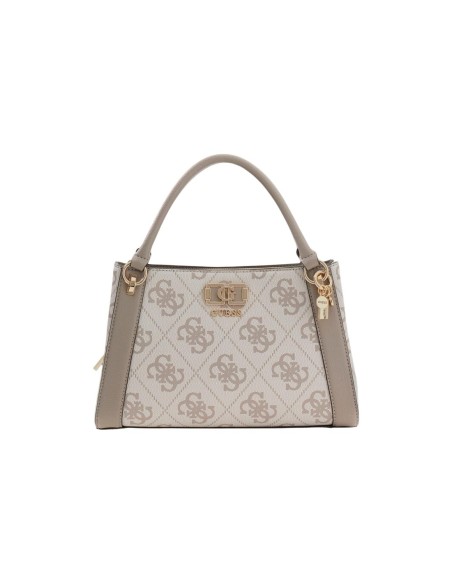 Sac femme Guess beige imprimé multipocket