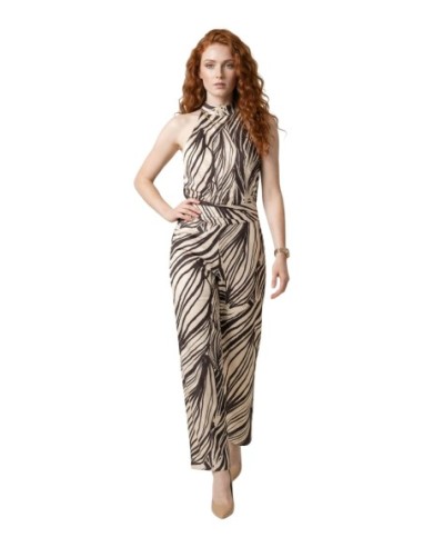 Combinaison femme Guess marron imprimée