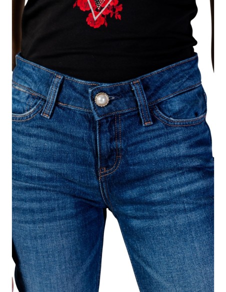 Jeans femme Guess bleu cigarette