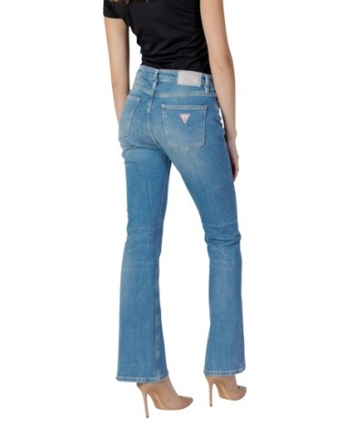 Jeans femme Guess bleu azur flare