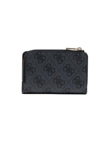 Portefeuille femme Guess gris imprimé zipcase