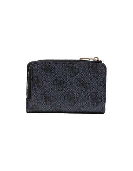 Portefeuille femme Guess gris imprimé zipcase
