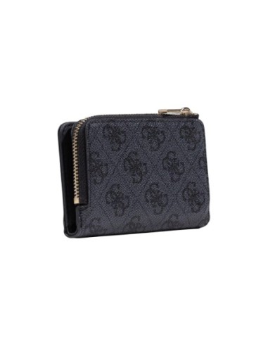Portefeuille femme Guess gris imprimé zipcase