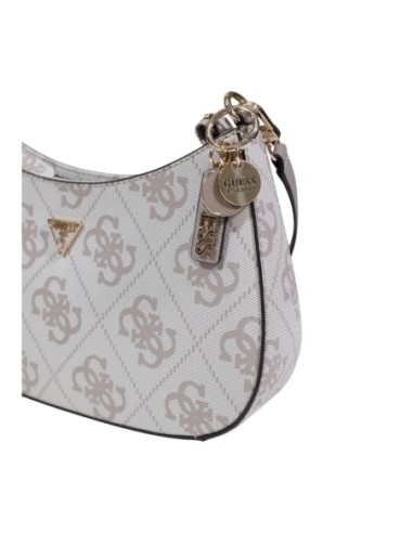 Sac femme Guess beige imprimé zip daily
