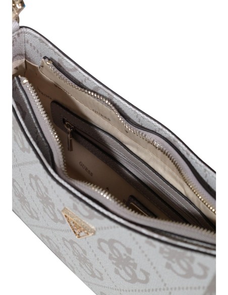 Sac femme Guess beige imprimé zip daily