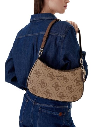 Sac femme Guess marron imprimé